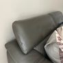leather sofa & armchair Image 4