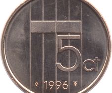 5G 5 Gulden - Beatrix, Netherlands 1990