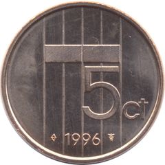 5G 5 Gulden - Beatrix, Netherlands 1990