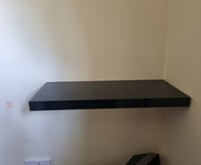 Black Gloss Shelfs x 2