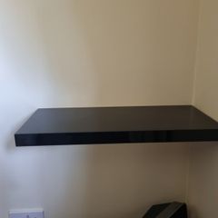 Black Gloss Shelfs x 2