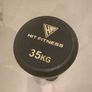 Barbell 35kg Hit Fitness Fixed Round Rubber Image 10