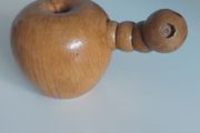Whimsical Hand turned wooden apple