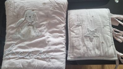 Mamas&Papas quilt and cot safety rim. As new