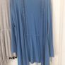 2 as new Womens cardigans .1 grey and 1 blue .Very dressy and long with studs down the front .Worn once .Size 20 from Saviour .10 each . Image 2