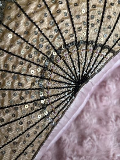 Cushion - Victorian Fan - Pink (Brown Thomas)