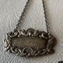 Rare Set  Irish Silver  Decanter Tag Image 3