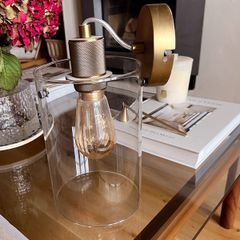 Brass ceiling light bought in Hicken Lighting