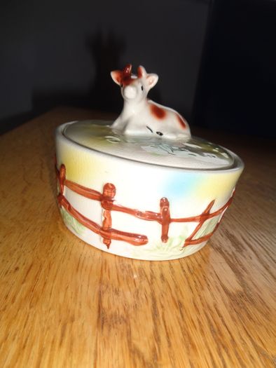 Vintage Ceramic Trinket Holder for Sale