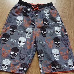 Swimming Shorts with Skulls Age 9-10