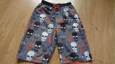 Swimming Shorts with Skulls Age 9-10