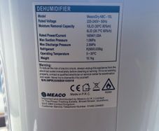 MeacoDry ABC 10L Dehumidifier