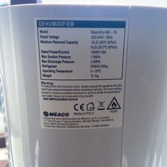 MeacoDry ABC 10L Dehumidifier