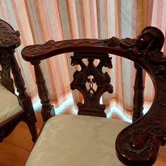 pair of ornate chairs