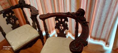 pair of ornate chairs