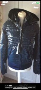 jacket  Bnwt navy hooded jacket miss sixty brand size large (12)