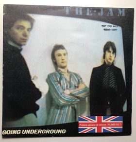 The Jam - Going Underground (1980) 7" Spain promo
