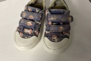 Clarks Comic Air blue combi Monkey patterned runner shoes size Eur 24