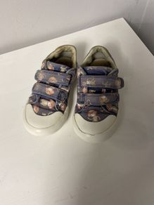 Clarks Comic Air blue combi Monkey patterned runner shoes size Eur 24