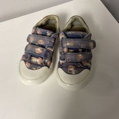 Clarks Comic Air blue combi Monkey patterned runner shoes size Eur 24