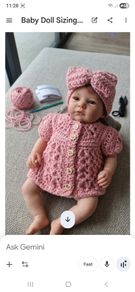 cardigan and hat set