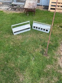 x2 Used Pigeon Trough Feeders