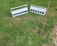 x2 Used Pigeon Trough Feeders