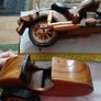 Wooden motorbike and side car Image 5