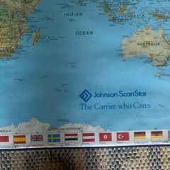 Vintage world map