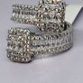 Cubic Zirconia Bypass Ring in Rhodium Overlay Sterling Silver Image 7