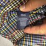 Robert Graham Cotton And Silk Check Shirt Mens XL Image 7