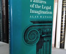 Failures of the Legal Imagination by Alan Watson (LP164)