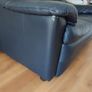 Leather 2 seater couch sofa Image 3