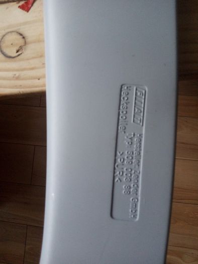 New Genuine OEM Fiat Punto 1999-2003 Rear Roof Spoiler MK2 Sporting 50900388