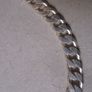 Large Silver Flat Link Curb Necklace Image 4