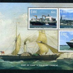 2013 Ireland Stampa Public Souvenir overprinting Port of Cork Commemorative Stamp Miniature Sheet Mint Never Hinged (MNH)