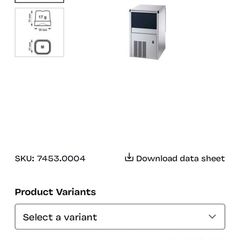 Combi steel Ice Cube maker