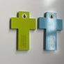 Artisan handcrafted & painted devotional cross Image 2
