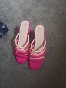 pink heels size 5