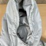 Levis Chore Jacket Womens M Grey - Army Military Parka Cotton Hooded Utility Image 2