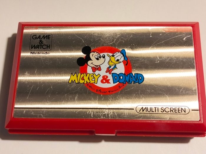 Mickey & Donald Nintendo Game & Watch lcd game