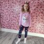 Girls clothing sets cat Image 2