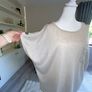 Brand-new Beige Short Sleeved Top Image 7