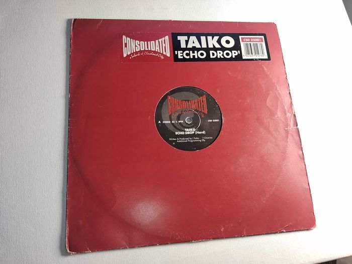 Taiko - Echo Drop - Consolidated Records - QUALITY 90s House Dublin CLASSIC!