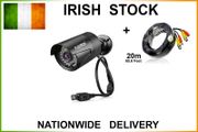 CCTV 3000tvl Camera + 20m 65.6ft Cable - Brand New