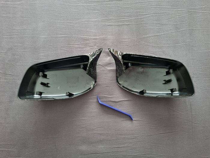 BMW 5 Series E60 E61 M Style Forged Carbon Look Mirror Covers Brand New