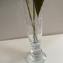 Duiske Irish glass 10 inch vase with original sticker Image 6