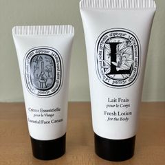 Diptyque Travel Size Body Lotion and Face Cream