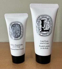 Diptyque Travel Size Body Lotion and Face Cream