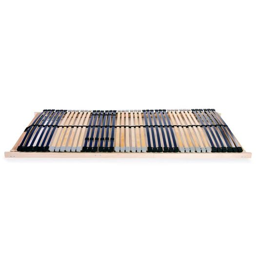 Slatted Bed Bases 2 pcs with 42 Slats 7 Zones 80x200 cm